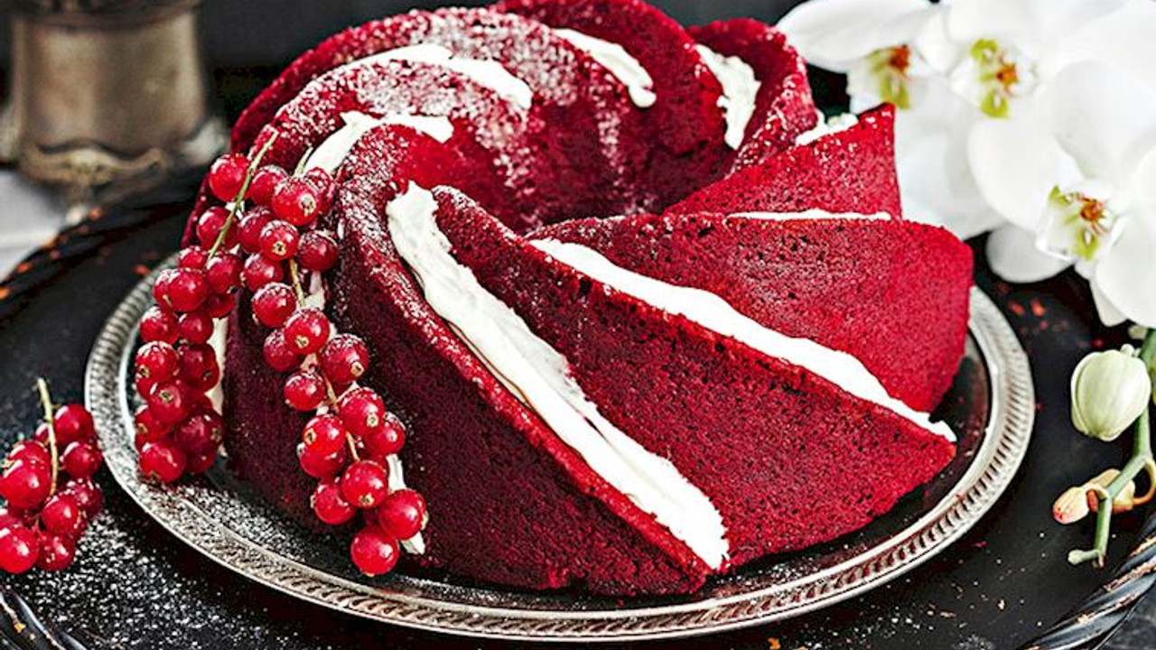 Kımızı velvet kek