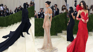 Kim Kardashian yine ön planda! Met Gala 2021'den en çarpıcı 6 görünüm