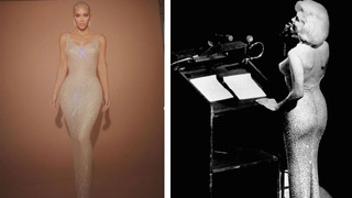 Kim Kardashian, Met Gala'ya Marilyn Monroe'nun ikonik elbisesiyle ile katıldı