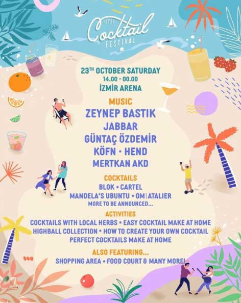 Zeynep Bastık ve Jabbar, İzmir Cocktail Festival'i sahnesinde - Resim : 1