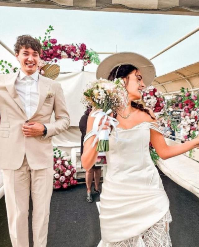 Ebru Şahin ve Cedi Osman evlendi! İşte Makedonya'daki nikahtan görüntüler - Resim : 2