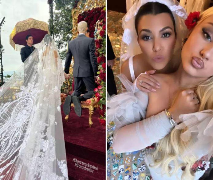 Kourtney Kardashian ve Travis Barker, İtalya'da düğün kutlaması yaptı - Resim : 2