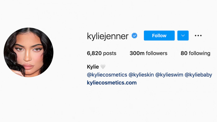 Kylie Jenner 300 milyon takipçiye ulaşarak Instagram'da en çok takip edilen kadın oldu - Resim : 1