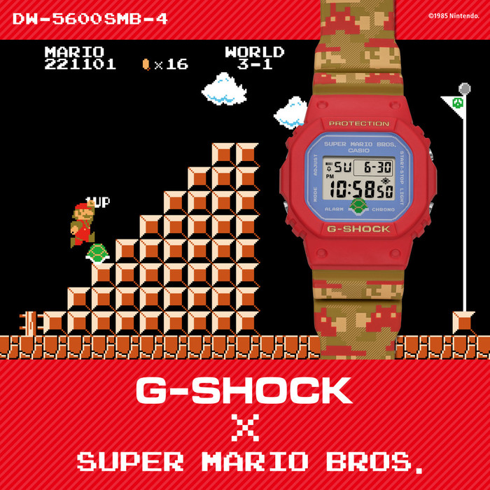 Super Mario ile Casio G-shock'tan iş birliği! - Resim : 1