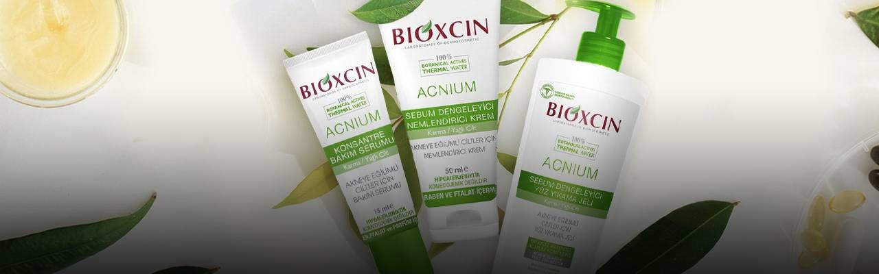 Bioxcin Acnium serisini test etti