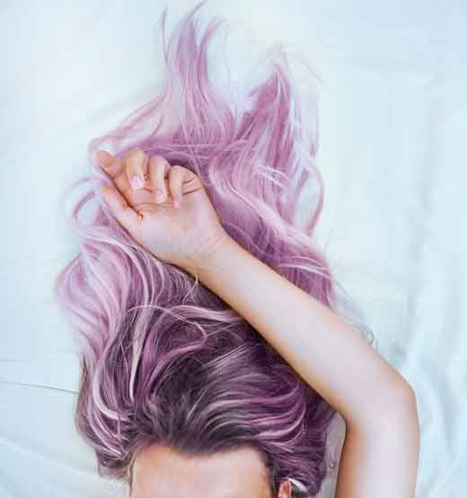 mor lila saç rengi