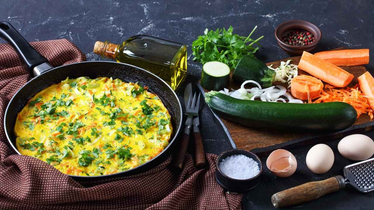 Kabaklı, havuçlu omlet tarifi nasıl yapılır?