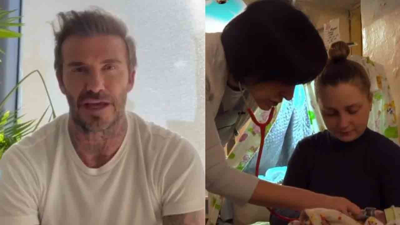 David Beckham, Instagram hesabını bir günlüğüne Ukraynalı doktora devretti