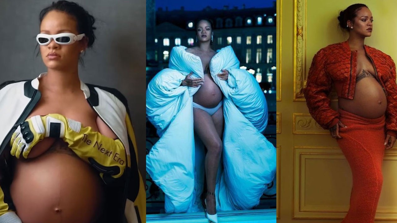 Anne olmayan hazırlanan Rihanna’dan cesur hamilelik pozları: 