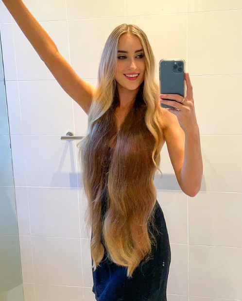 Bir metre uzunluğunda saçları olan Aussie Rapunzel saç bakım rutinini paylaştı - Sayfa 1
