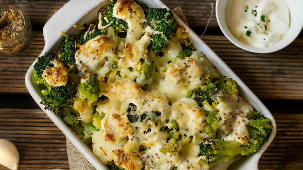 Fırında peynirli brokoli tarifi