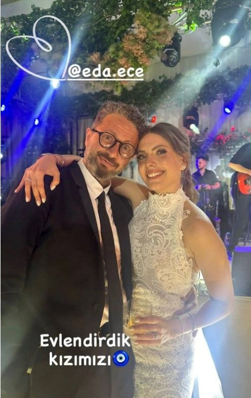 Eda Ece'nin düğününe ünlü akını! Kim ne giydi?