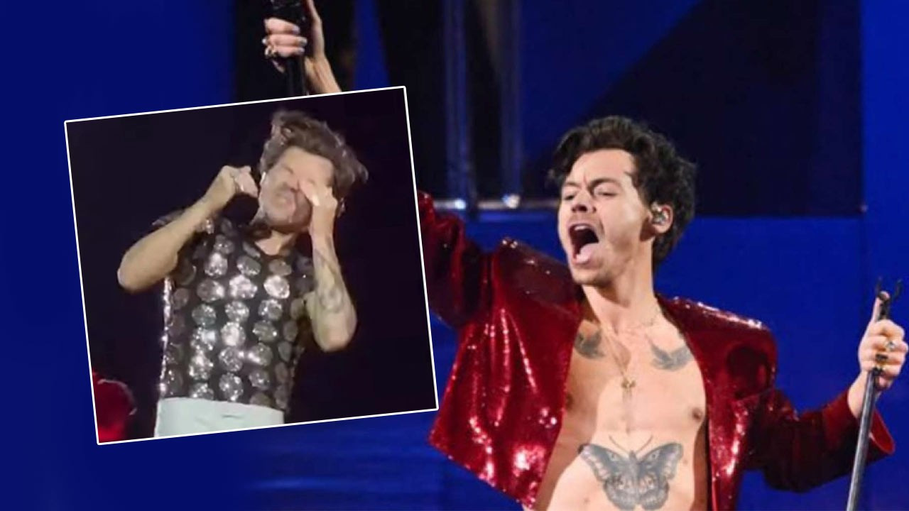 Harry Styles konser sırasında bir cisimle gözünden vuruldu!