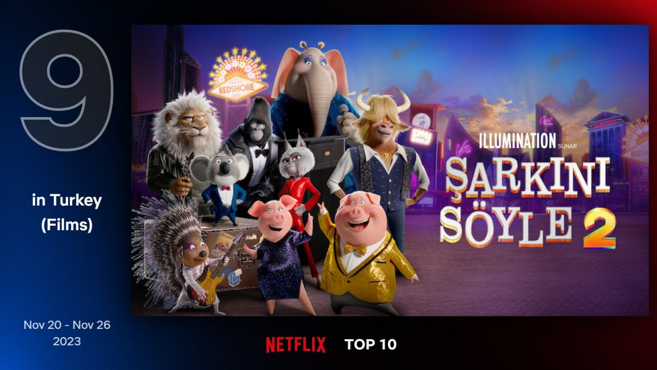 20-26 Kasım Netflix'te Türkiye'de geçen hafta en çok izlenen 10 film
