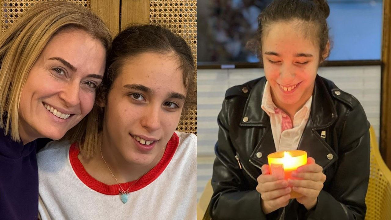 Ceyda Düvenci'nin kızı Melisa 13 yaşına bastı