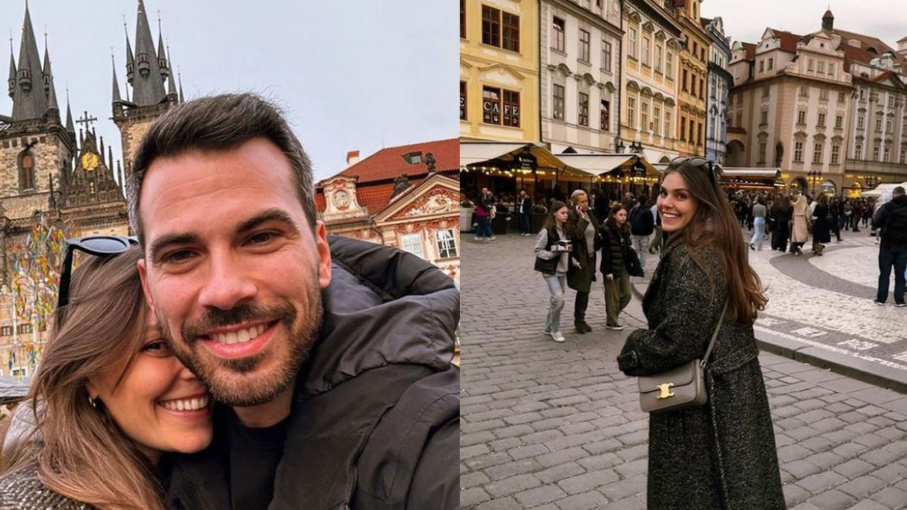 Aslı Enver eşi Berkin Gökbudak'la Prag'a tatile gitti!