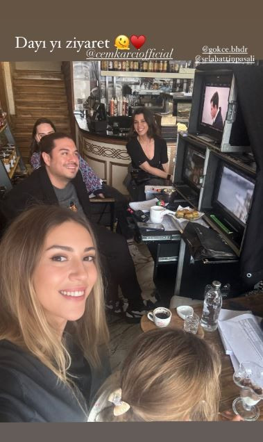 Sinem Kobal'dan 'Ömer' dizisi setine ziyaret