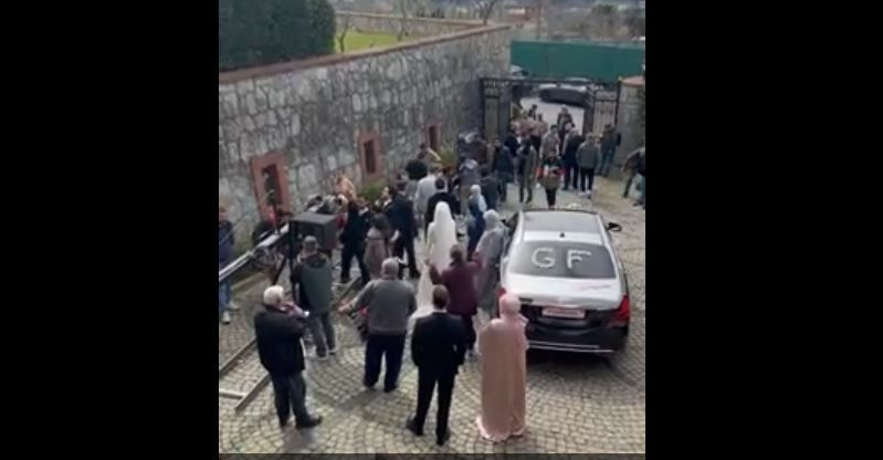 Kızılcık Şerbeti'nde Fatih ve Görkem'in düğün sahnesinin kamera arkası görüntüleri yayınlandı