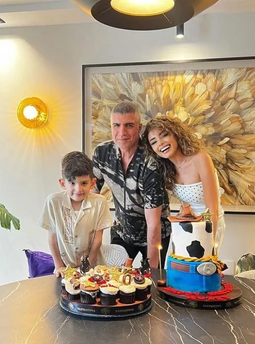 Özcan Deniz'in oğlu Kuzey, 6 yaşına girdi