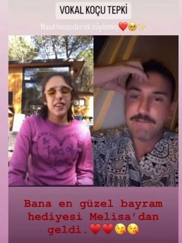 Ceyda Düvenci'nin kızı Melisa şan dersi almaya başladı
