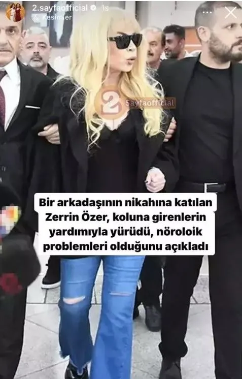 Aylar sonra görüntülenen Zerrin Özer yürümekte zorlandı