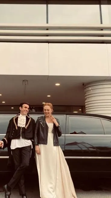 Demet Evgar, Bahar dizisinde kendi gelinliğini giydi
