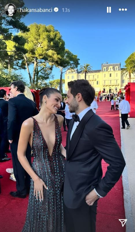 Hande Erçel, sevgilisi Hakan Sabancı ile Cannes'te! İşte aşk dolu pozlar