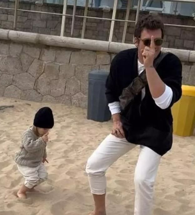 Kıvanç Tatlıtuğ ve oğlu Kurt Efe'den yeni pozlar