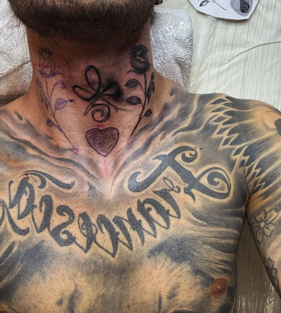 Mauro Icardi çocuklarının çizimlerini dövme yaptırdı