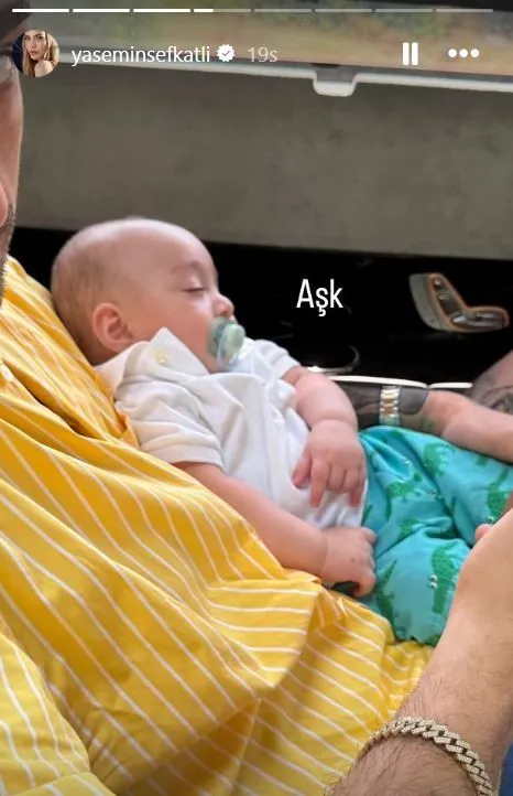 İdo ve Yasemin Tatlıses çifti oğulları ile tatile çıktı: İlk denizimiz hayırlı olsun