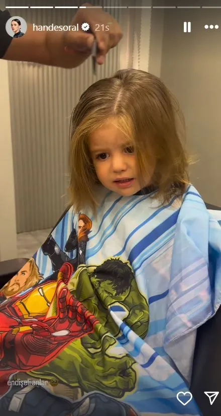 Hande Soral, eşi İsmail Demirci ve oğlu Ali ile yeni pozlarını paylaştı