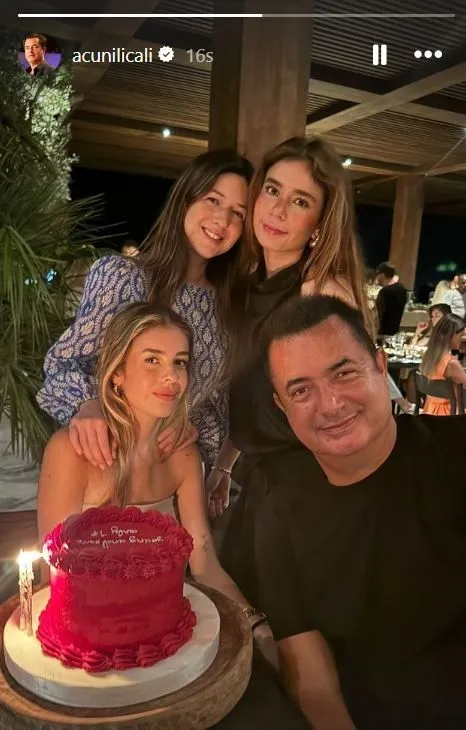 Acun Ilıcalı kızı Yasemin'in doğum gününü kutladı