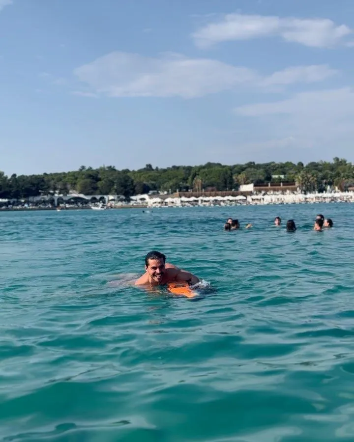 Berk Atan'dan su sporları şovu: Varım bu sporda...