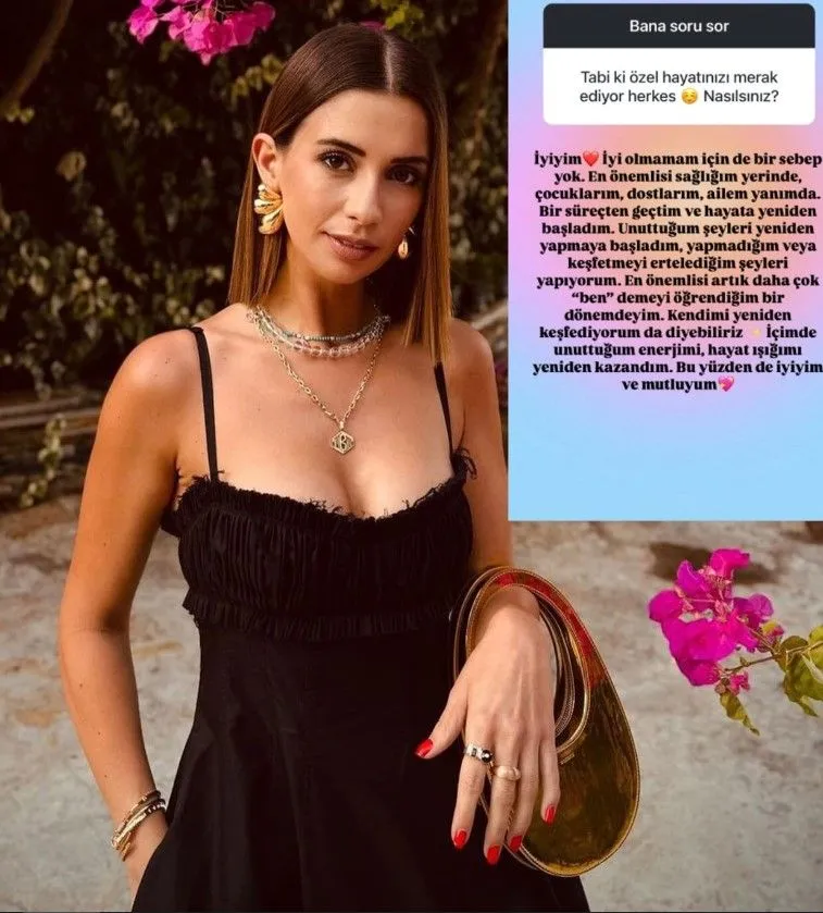 Ayrılık sorusuna Buse Terim'den yanıt: Hayat ışığımı yeniden kazandım