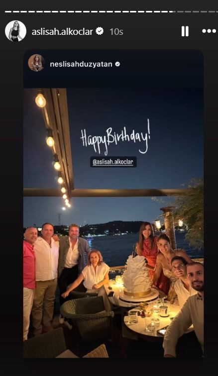 Yeşilçam'ın usta ismi Hülya Koçyiğit torunu Aslışah Alkoçlar'ın doğum gününü kutladı