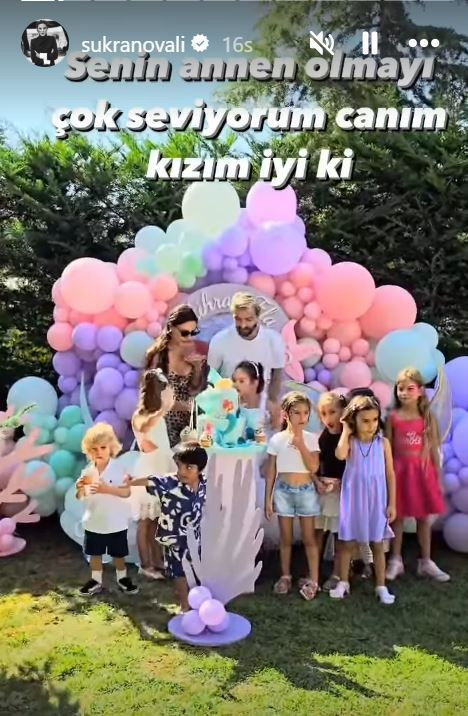 Şükran Ovalı ve Caner Erkin, kızları Mihran Ela’nın 6. yaşını kutladı