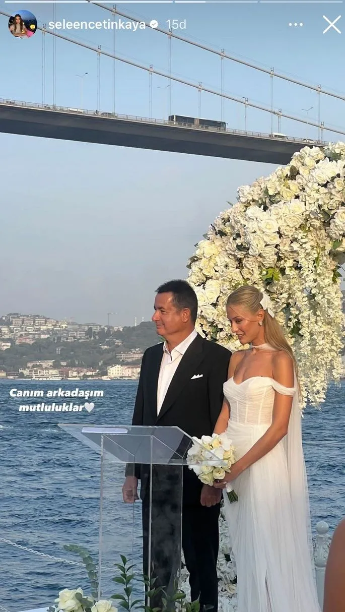 Acun Ilıcalı ve Ayça Çağla Altunkaya'nın düğününden ilk kareler