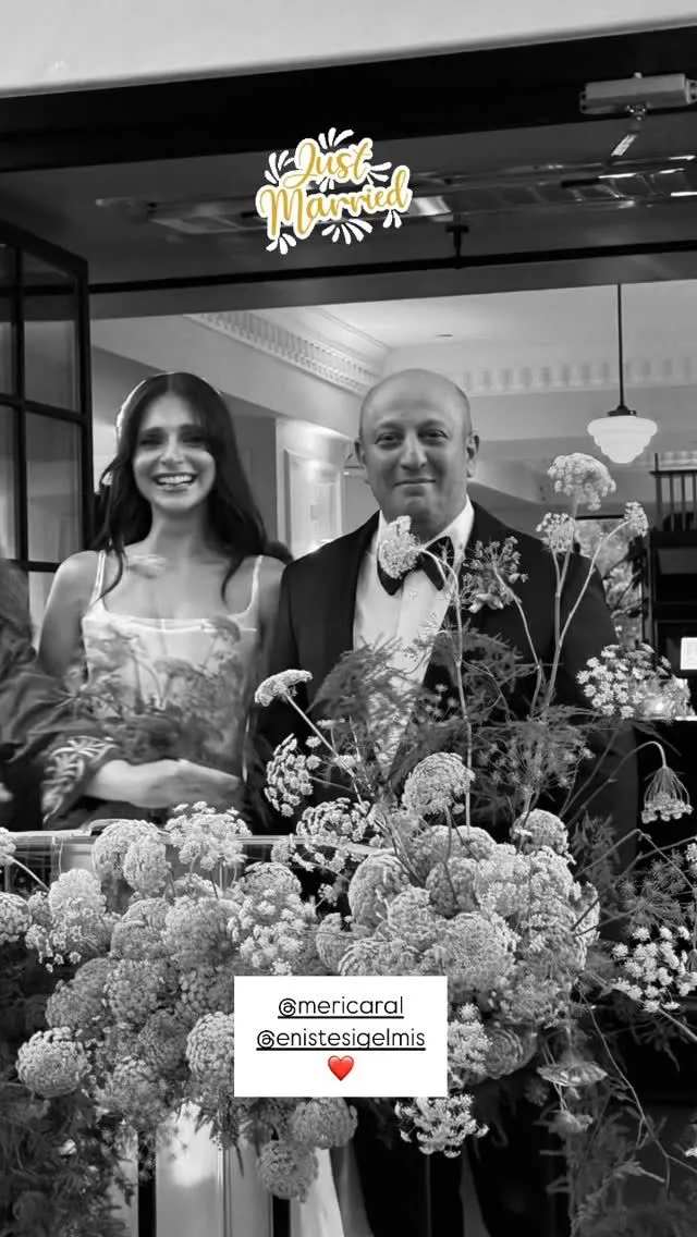 Meriç Aral ile Serkan Keskin'in düğününde ünlüler geçidi