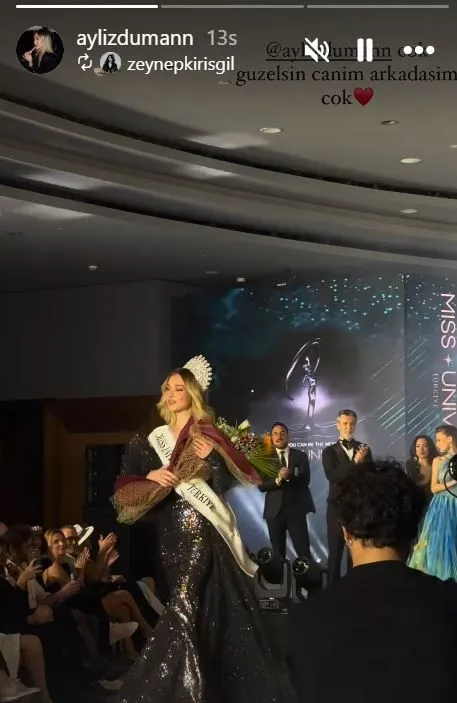 'Miss Universe Türkiye' güzellik yarışmasını Ayliz Duman kazandı