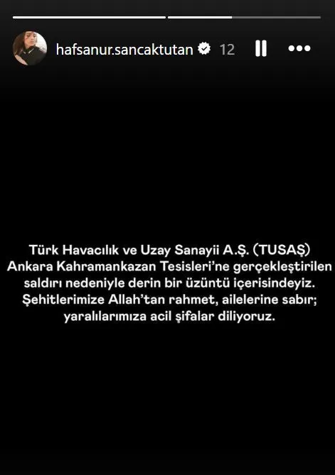 Ünlüler terör saldırısını lanetledi: Başımız sağ olsun