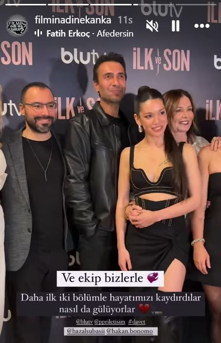 Ulaş Tuna Astepe ve Hazal Subaşı’lı "İlk ve Son" dizisinin kutlaması yapıldı