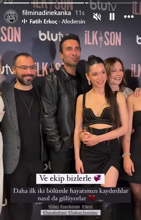 Ulaş Tuna Astepe ve Hazal Subaşı’lı "İlk ve Son" dizisinin kutlaması yapıldı