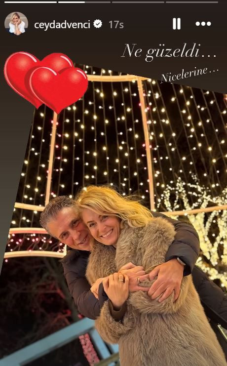 Ceyda Düvenci ve Güçlü Mete’den romantik aşk pozu