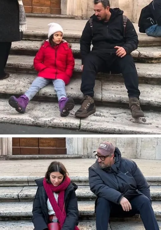 Tuba Büyüküstün ve Onur Saylak'ın kızları Maya ve Toprak, 13 yaşına girdi