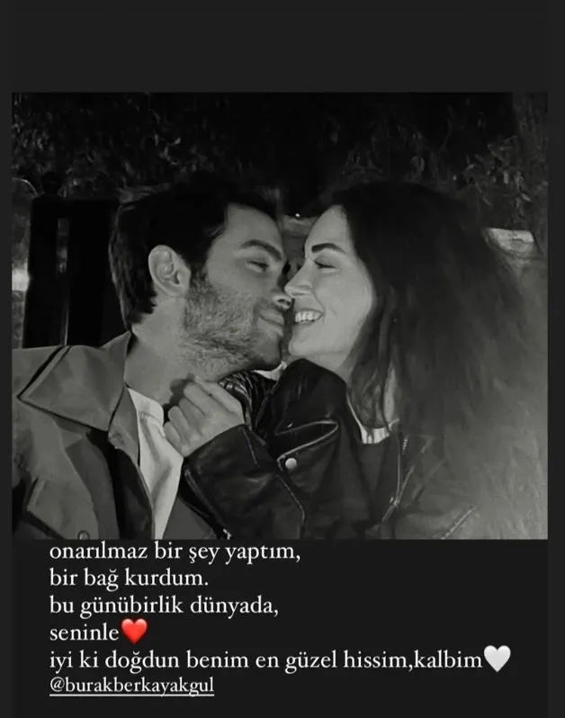 Oyuncu Burak Berkay Akgül, 28 yaşına girdi! Sevgilisinden romantik kutlama