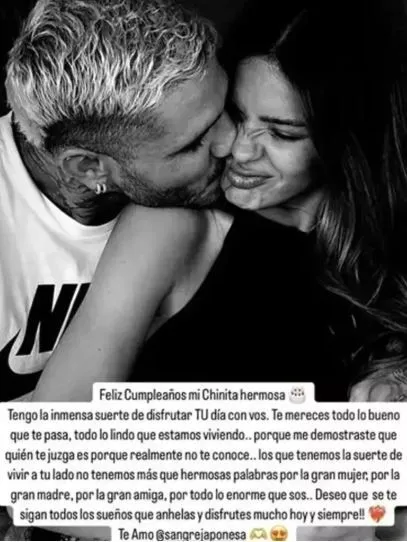 Icardi'den sevgilisine romantik doğum günü mesajı: 'Çok şanslıyım, anlatmaya kelimeler yetmez'