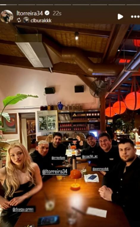 Duygu German ve Lucas Torreira aşk yaşıyor iddiası