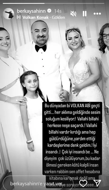 Berkay Şahin'den Volkan Konak'a duygusal veda: "Her aklıma geldiğinde sesim soluğum kesiliyor"