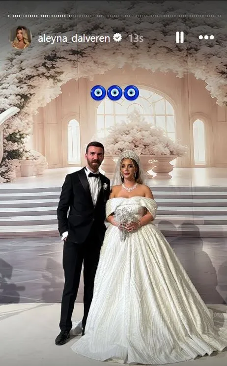 Sosyal medya fenomeni Aleyna Dalveren’in düğün görüntüleri gündem oldu