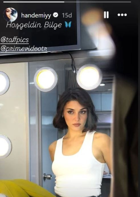 Hande Erçel ve Metin Akdülger başrolde: “İki Dünya Bir Dilek” filminin setinden ilk kareler geldi